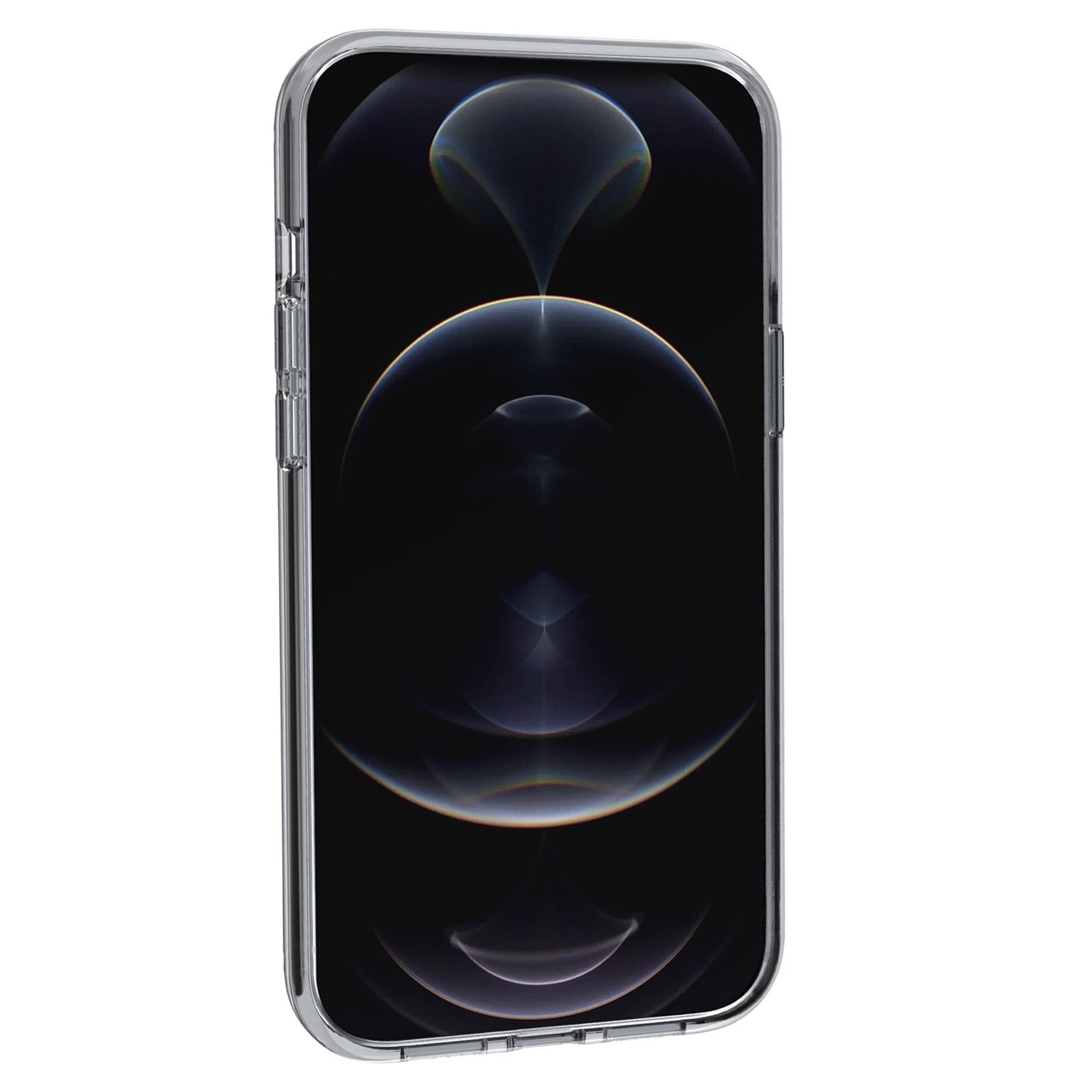 Transparent Phone Case for iPhone 15 , Hard PC + Soft TPU Case Anti-scratch Hybrid Cover - Transparent Grey Transparent Phone Case for iPhone 15 , Hard PC + Soft TPU Case Anti-scratch Hybrid Cover - Transparent Grey